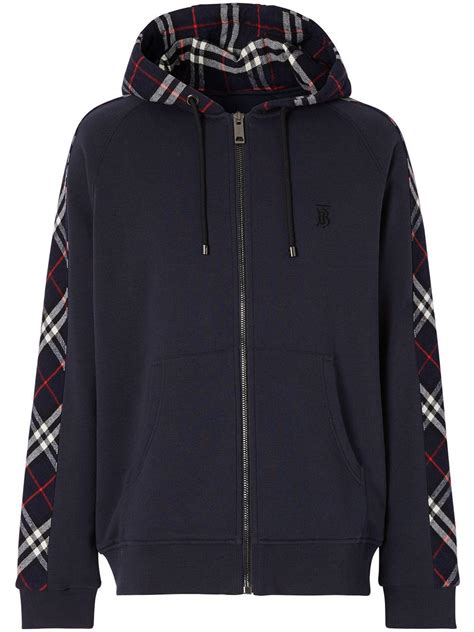 burberry hoodie navy blue|Burberry hoodie prices.